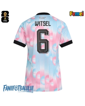 Belgia Axel Witsel #6 Echipament de Fotbal Replică Mondial 2026 Femei Deplasare Belgia Axel Witsel #6 Echipament de Fotbal Replică Mondial 2026 Femei Deplasare